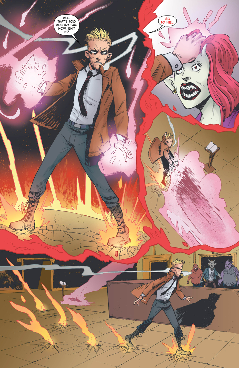 Illustration for article titled DC exclusive: Constantine raises hell on the streets of New York City